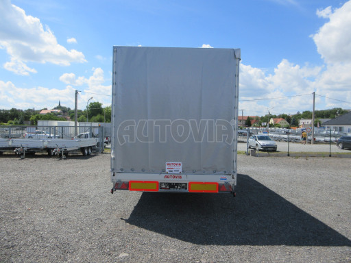 Nákladní přívěs DN 3,5T B2 6,13x2,30/2,45 shrnovací pravý bok č.7