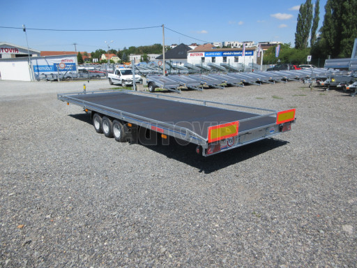 Nízkoložný hydraulicky sklopný přívěs AD 3,5T B3 6,13x2,09 plato č.12