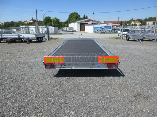 Nízkoložný hydraulicky sklopný přívěs AD 3,5T B3 6,13x2,09 plato č.13