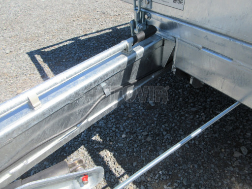 Nízkoložný hydraulicky sklopný přívěs AD 3,5T B3 6,13x2,09 plato č.17