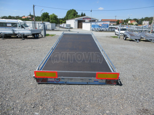 Nízkoložný hydraulicky sklopný přívěs AD 3,5T B3 6,13x2,09 plato č.25