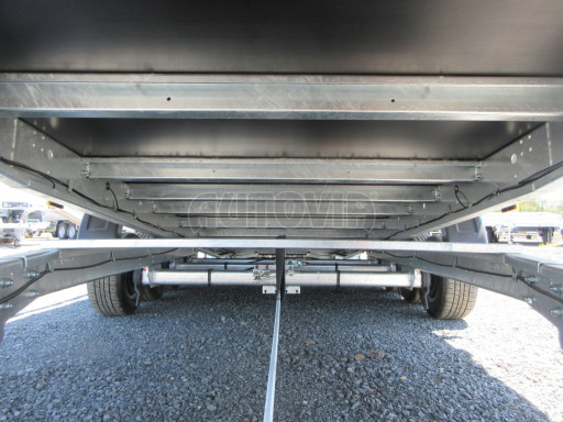 Nízkoložný hydraulicky sklopný přívěs AD 3,5T B3 6,13x2,09 plato č.30