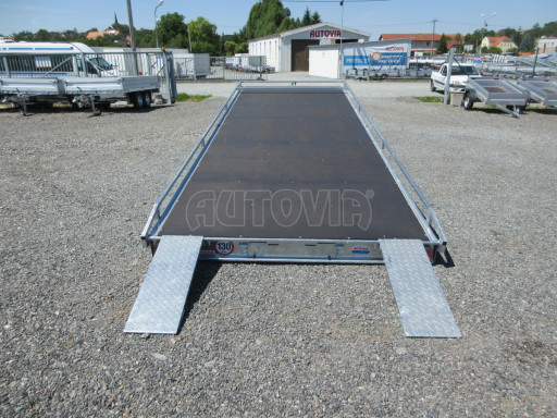 Nízkoložný hydraulicky sklopný přívěs AD 3,5T B3 6,13x2,09 plato č.33