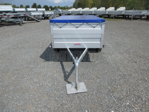 Jednoosý nebrzděný valník s nástavbou bočnic HD 7 750kg 2,06x1,25/0,70 č.8