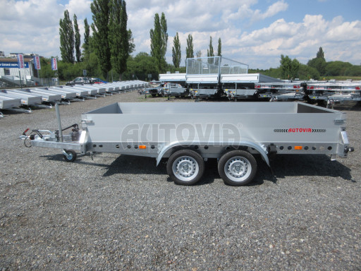 Hydraulicky sklopný přepravník sněžních skútrů BT 2,7T 3,56x1,70/0,35 č.4