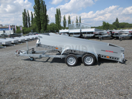 Hydraulicky sklopný přepravník sněžních skútrů BT 2,7T 3,56x1,70/0,35 č.14