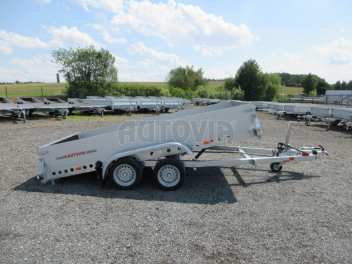 Hydraulicky sklopný přepravník sněžních skútrů BT 2,7T 3,56x1,70/0,35 č.3