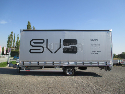 Jednonápravový 18-ti paletový vzduchem brzděný přívěs MD 10T B1 7,40x2,48/2,80 č.5