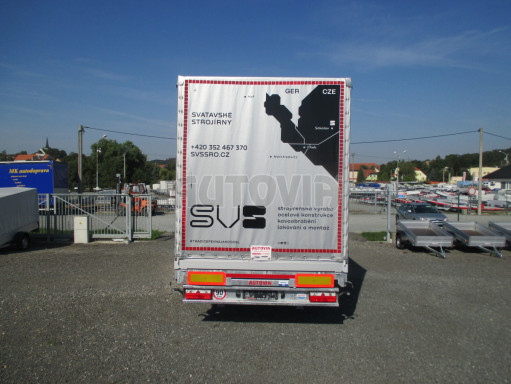 Jednonápravový 18-ti paletový vzduchem brzděný přívěs MD 10T B1 7,40x2,48/2,80 č.6