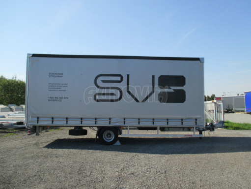 Jednonápravový 18-ti paletový vzduchem brzděný přívěs MD 10T B1 7,40x2,48/2,80 č.8