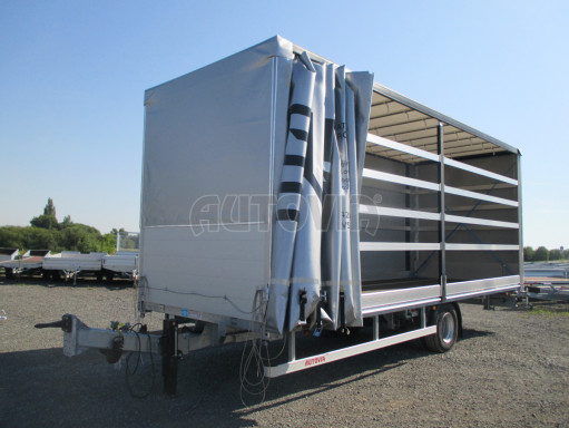 Jednonápravový 18-ti paletový vzduchem brzděný přívěs MD 10T B1 7,40x2,48/2,80 č.2