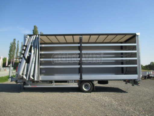 Jednonápravový 18-ti paletový vzduchem brzděný přívěs MD 10T B1 7,40x2,48/2,80 č.11