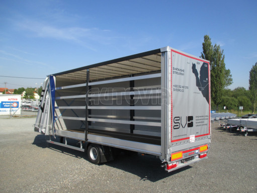 Jednonápravový 18-ti paletový vzduchem brzděný přívěs MD 10T B1 7,40x2,48/2,80 č.12