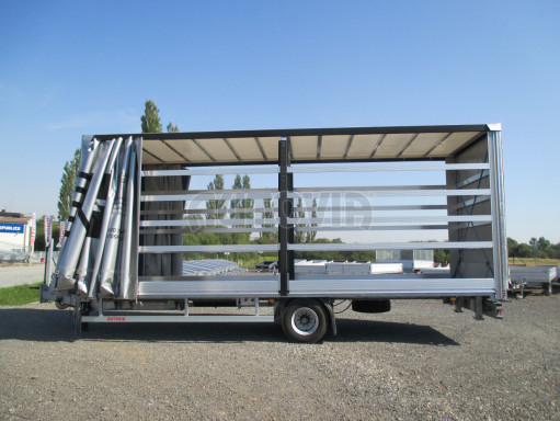 Jednonápravový 18-ti paletový vzduchem brzděný přívěs MD 10T B1 7,40x2,48/2,80 č.18