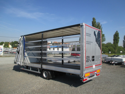 Jednonápravový 18-ti paletový vzduchem brzděný přívěs MD 10T B1 7,40x2,48/2,80 č.19