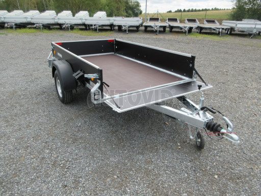 Jednoosý brzděný přívěs ZV 27 1,3T B1 2,50x1,48/0,35 M POČ