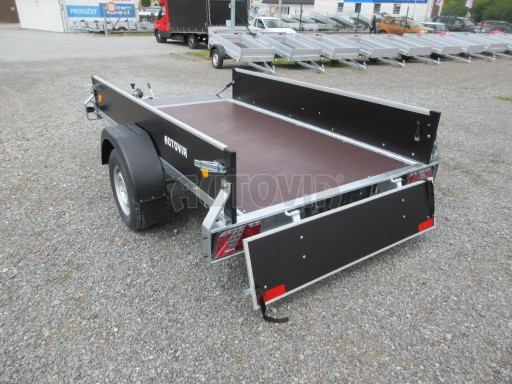 Jednoosý brzděný přívěs ZV 27 1,3T B1 2,50x1,48/0,35 M POČ