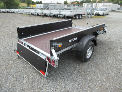 Jednoosý brzděný přívěs ZV 27 1,3T B1 2,50x1,48/0,35 M POČ