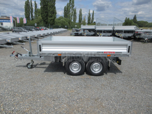 Sklápěcí přívěs KA 2,7T 2,60x1,52/0,35 Zn. ruč, box č.8