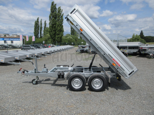 Sklápěcí přívěs KA 2,7T 2,60x1,52/0,35 Zn. ruč, box č.21